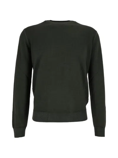 Filippo De Laurentiis Crew-neck Wool Sweater In Green
