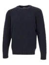 Filippo De Laurentiis Diamond-weave Crew-neck Sweater In Blue