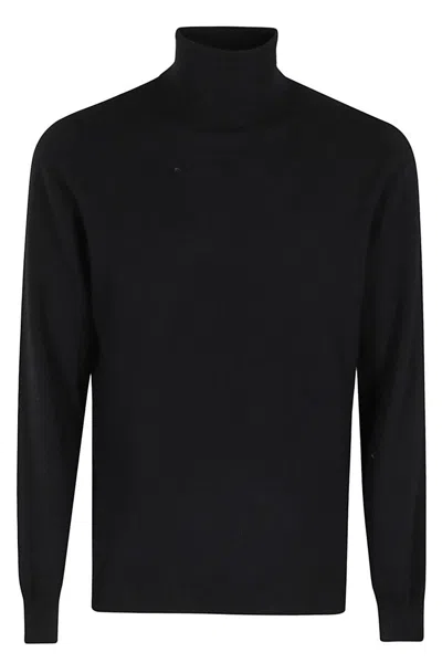 Filippo De Laurentiis Dolce Vita Wool Cashmere Sweater In Black