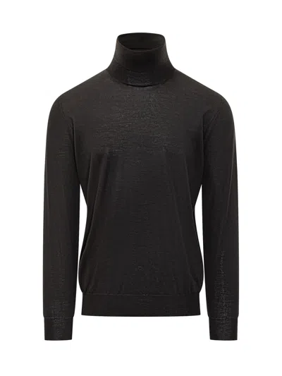 Filippo De Laurentiis Dolcevita Knit Top In Black