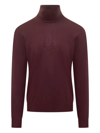 Filippo De Laurentiis Dolcevita Roll-neck Sweater In Brown