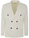 Filippo De Laurentiis Double Breasted Jacket In White