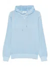 Filippo De Laurentiis Drawstring-fastening Cotton Hoodie In Blue