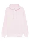 Filippo De Laurentiis Drawstring-fastening Cotton Hoodie In Pink