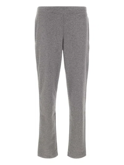 Filippo De Laurentiis Elasticated-waistband Wool Sweatpants In Gray