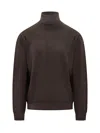 Filippo De Laurentiis Dolcevita Roll-neck Sweater In Brown