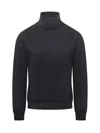 Filippo De Laurentiis Dark Grey Wool Turtleneck In Multi