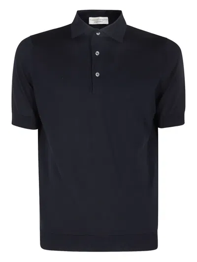 Filippo De Laurentiis Polo Mm Paramontura Cot 1filo In Blue