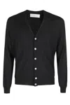 Filippo De Laurentiis Cardigan Bott ml R Merino In Black