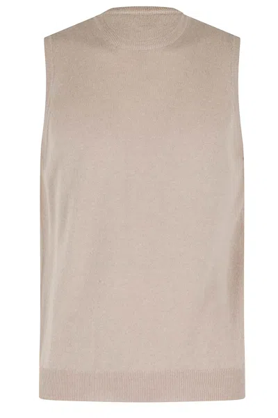 Filippo De Laurentiis Girocollo Lana Cashmere In Neutral