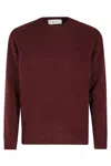 Filippo De Laurentiis Girocollo Manica A Martello In Burgundy