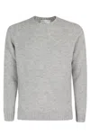 Filippo De Laurentiis Raglan Sleeves Round Neck Sweater In White