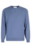 Filippo De Laurentiis Girocollo ml Lana Cashmere In Azzurro