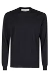 Filippo De Laurentiis G. Collo Cotone Cashmere In Blu