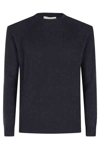Filippo De Laurentiis Girocollo Raglan In Blue