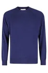 Filippo De Laurentiis Girocollo Raglan Lana Cashmere In Purple