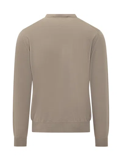 Filippo De Laurentiis Gironeck Knitwear Sweater In Grigio