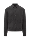 Filippo De Laurentiis Button-fastening Knitted Shirt In Black