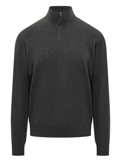 FILIPPO DE LAURENTIIS HALF-ZIP SWEATER