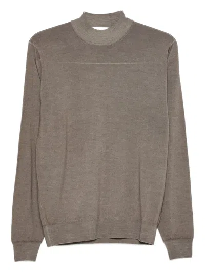 Filippo De Laurentiis High-neck Sweater In Brown