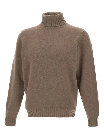 Filippo De Laurentiis High-neck Sweater In Gray