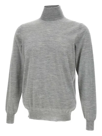 Filippo De Laurentiis Pullover Mit Stehkragen In Gray