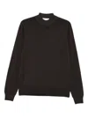 Filippo De Laurentiis High-neck Wool Sweater In Brown
