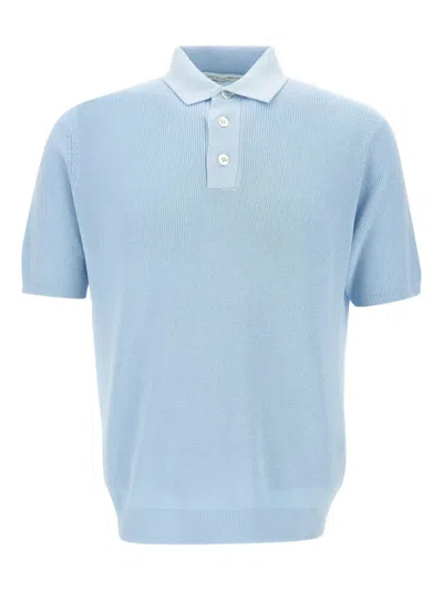 Filippo De Laurentiis Knitted Cotton Polo Shirt