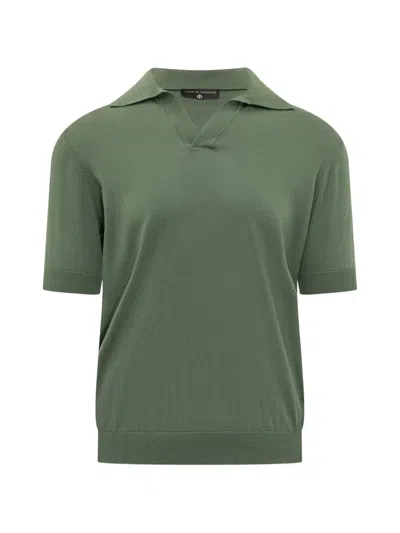 Filippo De Laurentiis Knitted Skipper T-shirt In Green