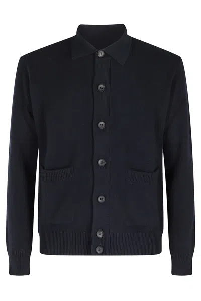 Filippo De Laurentiis Lana Cashmere In Blue