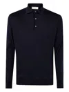 Filippo De Laurentiis Long Sleeves Polo Shirt Clothing In Blue