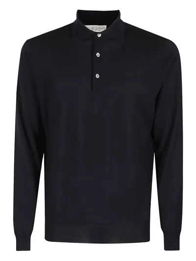 FILIPPO DE LAURENTIIS LONG-SLEEVE POLO SHIRT