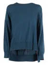 Filippo De Laurentiis Long-sleeved Sweater In Blue
