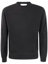 Filippo De Laurentiis Hammer Long Sleeve Round Neck Pullover In Brown