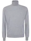 Filippo De Laurentiis Long Sleeves Cashmere Wool Turtleneck Clothing In Grey