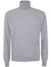 Filippo De Laurentiis Long Sleeves Cashmere Wool Turtleneck Clothing In Grey