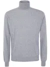 Filippo De Laurentiis Long Sleeves Cashmere Wool Turtleneck Clothing In Grey