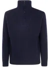 Filippo De Laurentiis Long Sleeves Half Zip In Blue