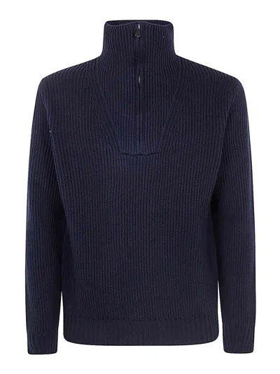 FILIPPO DE LAURENTIIS LONG SLEEVES HALF ZIP