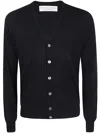 Filippo De Laurentiis Cardigan Bott ml R Merino In Blue