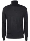 Filippo De Laurentiis Long Sleeves Merino Turtleneck Clothing In Grey