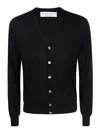 Filippo De Laurentiis Cardigan Bott ml R Merino In Blue