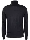 Filippo De Laurentiis Long Sleeves Merinos Turtleneck Clothing In Black
