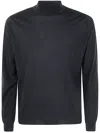 Filippo De Laurentiis Long Sleeves Merinos Turtleneck In Black