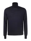 Filippo De Laurentiis Long Sleeves Merinos Turtleneck In Blue