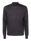 Filippo De Laurentiis Long Sleeves Merinos Turtleneck In Brown