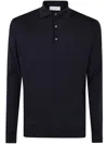 Filippo De Laurentiis Long Sleeves Polo Shirt Clothing In Blue