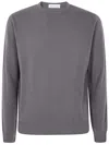 Filippo De Laurentiis Long Sleeves Round Neck In Brown