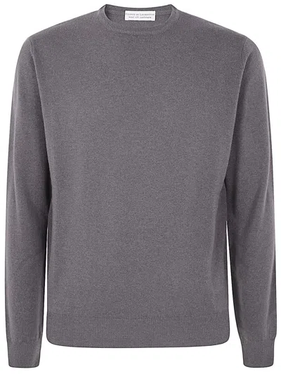 Filippo De Laurentiis Long Sleeves Round Neck Clothing In Brown