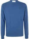 Filippo De Laurentiis Long Sleeves Round Neck Clothing In Cobalt